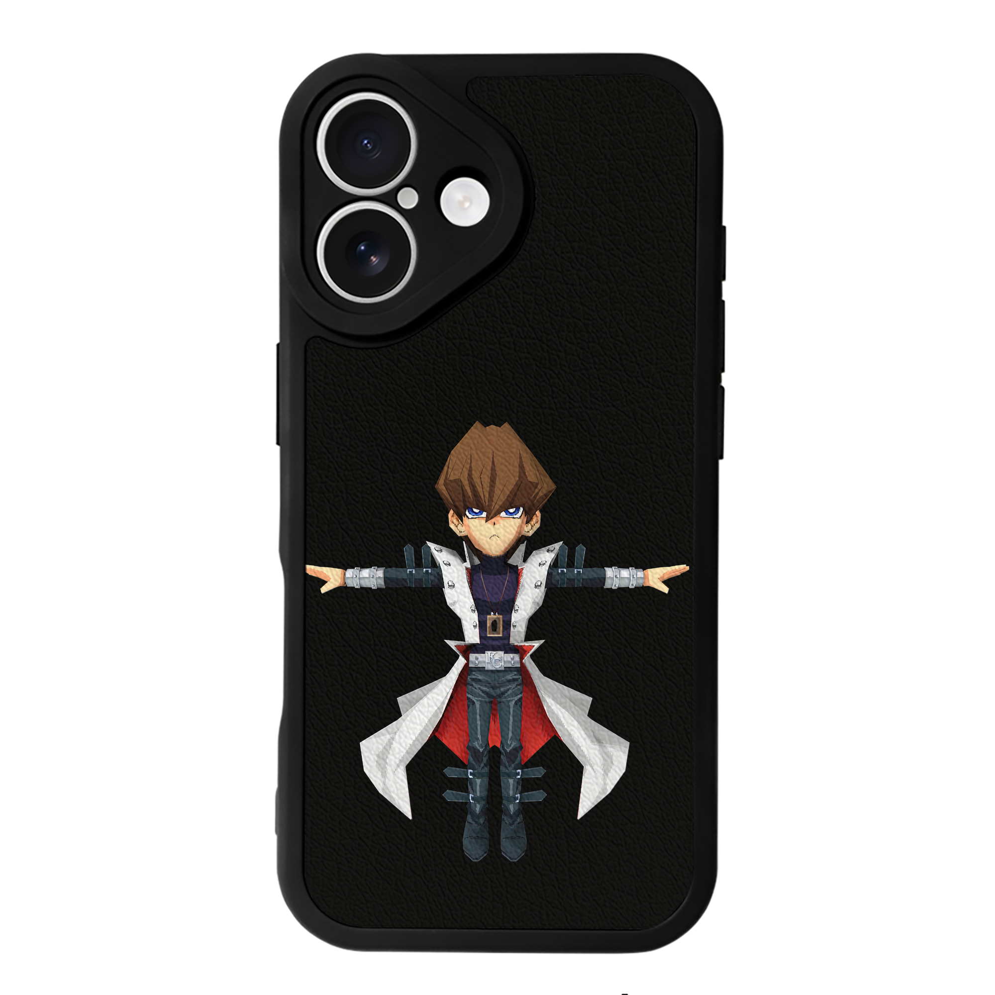 遊☆戯☆王 Yu-Gi-Oh! 【iPhone 16シリーズ対応】シリコンスマホケース（レザー調） 材質：シリコン
